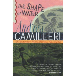 Andrea Camilleri The Shape of Water