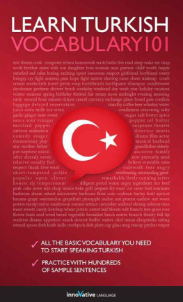 Innovative Language - Learn Turkish - Word Power 101