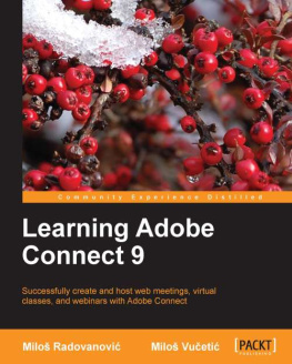 Miloš Vucetic Learning Adobe Connect 9