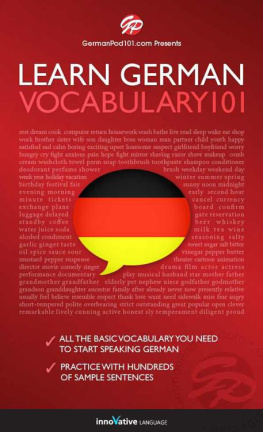 Innovative Language - Learn German - Word Power 101