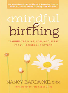 Nancy Bardacke Mindful Birthing: Training the Mind, Body, and Heart for Childbirth and Beyond