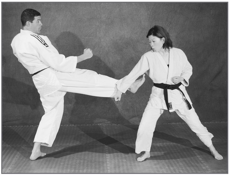 Author Lily Chou blocks a front kick Despite this motivation I was bored to - photo 4