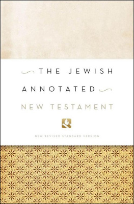 Amy-Jill Levine The Jewish Annotated New Testament
