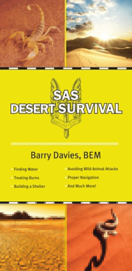 Barry Davies BEM SAS Desert Survival