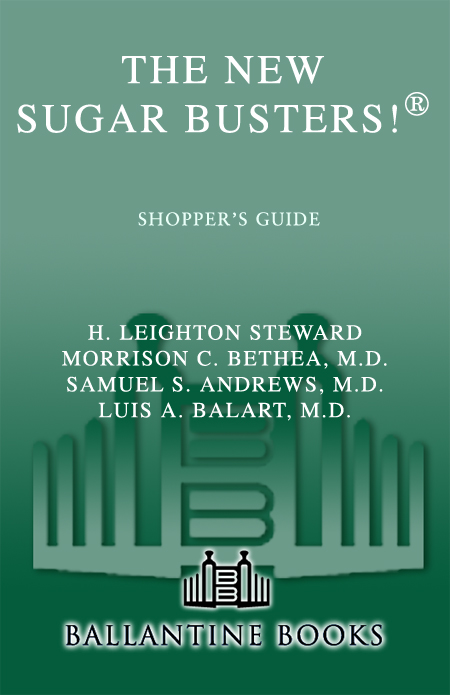 Published by Ballantine Books THE NEW SUGAR BUSTERS Cut Sugar to Trim Fat - photo 1