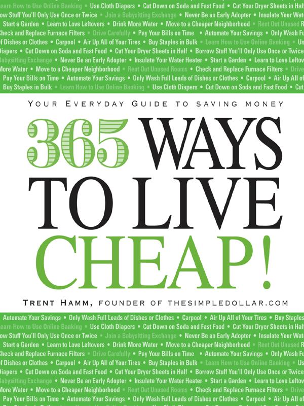 365 Ways to Live Cheap Your Everyday Guide to Saving Money - image 1