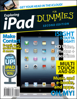 Galen Gruman Exploring iPad For Dummies