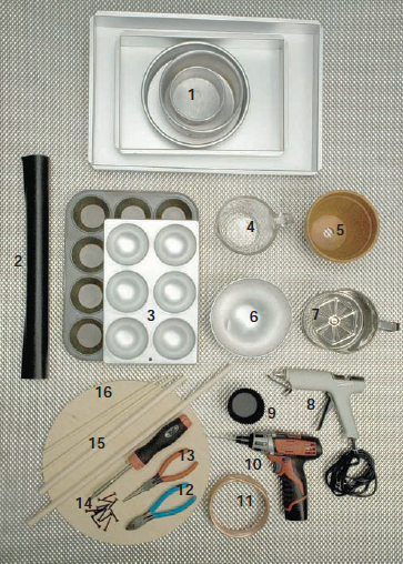 BAKING TOOLS An assemblage of tools used to bake cakes and create structures - photo 5