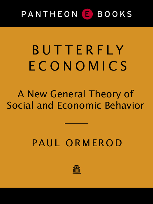 Also by PAUL ORMEROD The Death of Economics Copyright 1998 by Paul Ormerod - photo 1