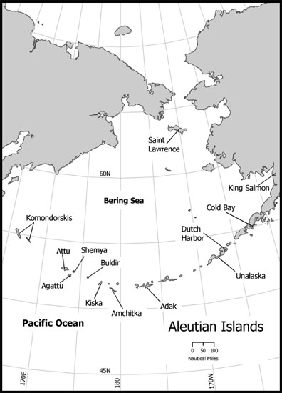 The Aleutian Islands and the Bering Sea Two circular ocean currents bracket the - photo 4