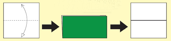 Fold the paper forming a crease Once the crease is complete unfold the paper - photo 4