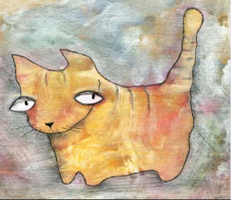 Example 2 Redraw your cats using colored pencils left or ink and colored - photo 6