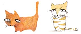 Example 2 Redraw your cats using colored pencils left or ink and colored - photo 7