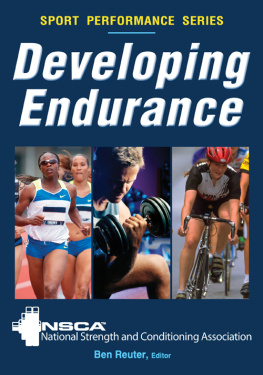 NSCA -National Strength - Developing Endurance