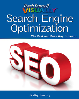 Rafiq Elmansy Teach Yourself VISUALLY Search Engine Optimization