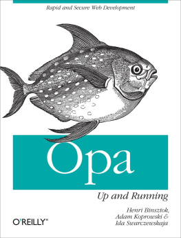 Henri Binsztok - Opa: Up and Running