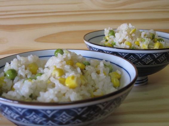 Makes 2 servingsIngredients White Rice 1 cup 150g Green peas 60g Sweetcorn - photo 2