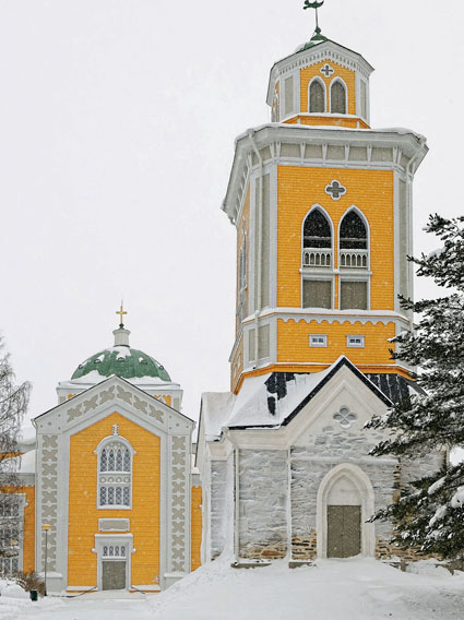 A beautiful yellow church in Estonia A break in the clouds in Moskenes - photo 10