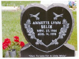 Its peaceful now in the Cottonwood Cemetery where Annette Selix was laid to - photo 2