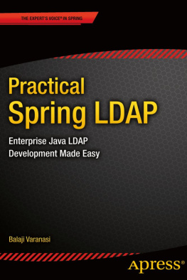 Balaji Varanasi - Practical Spring LDAP: Enterprise Java LDAP Development Made Easy