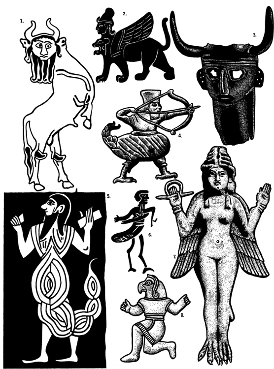 Plate 4 ANCIENT MIDDLE EAST 1 Humanized ox from an inlay on the soundboard - photo 5