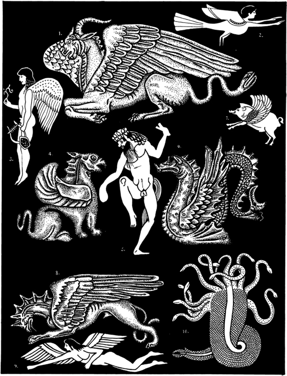 Plate 8 ANCIENT GREECE AND SCYTHIA 1 Winged lion with rams horns and - photo 9