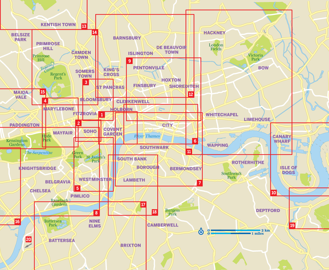 MAP INDEX West End Covent Garden West End Central - photo 4