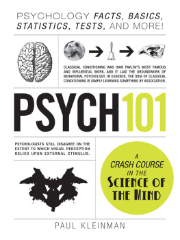 Paul Kleinman - Psych 101: Psychology Facts, Basics, Statistics, Tests, and More!