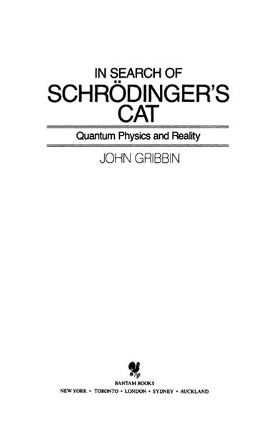 IN SEARCH OF SCHRDINGERS CAT QUANTUM PHYSICS AND REALITY A Bantam Book - photo 1