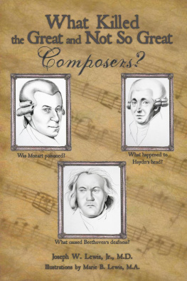 MD Joseph W. Lewis Jr. - What Killed the Great and Not So Great Composers?