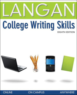 John Langan College Writing Skills