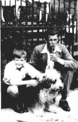 Alf with Stan Wilkins and hairy friend With Don as a young puppy The - photo 5