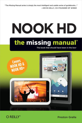 Preston Gralla - NOOK HD: The Missing Manual