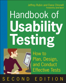 Jeffrey Rubin - Handbook of Usability Testing: Howto Plan, Design, and Conduct Effective Tests