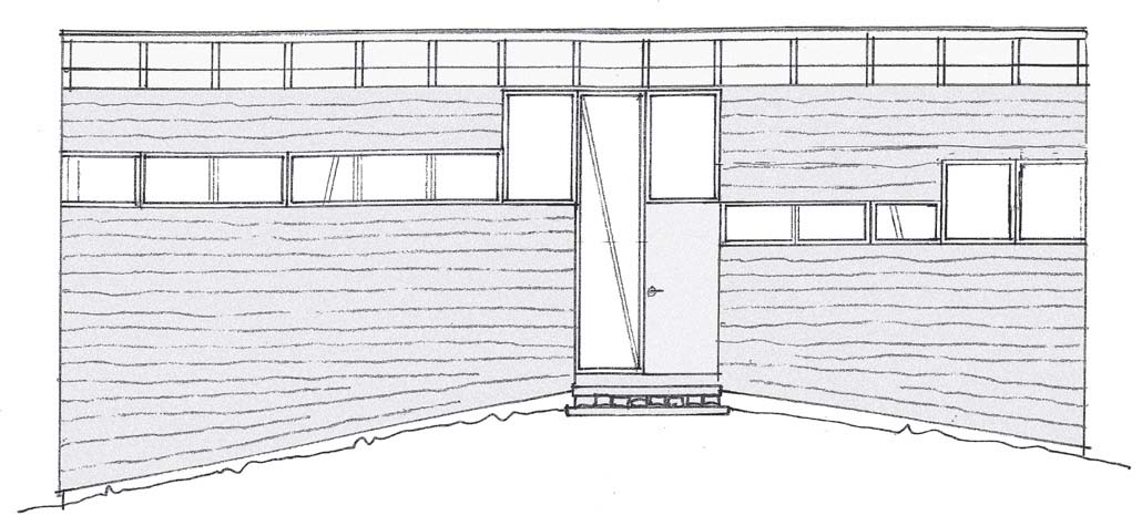 South elevation Glazed openings in walls are thermally weak Low-E - photo 20