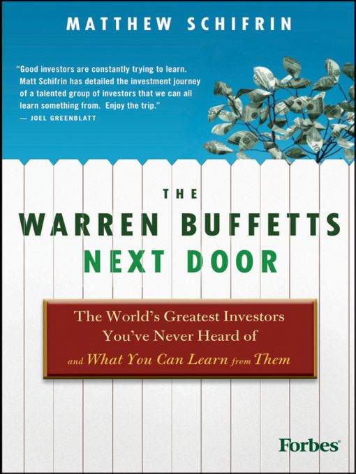 Table of Contents Additional Praise for The Warren Buffetts Next Door How - photo 1