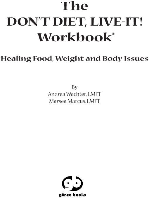 Table of Contents This book is dedicated to ending food obsession and body - photo 1