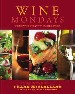 Frank McClelland Wine Mondays: Simple Wine Pairings and Seasonal Menus