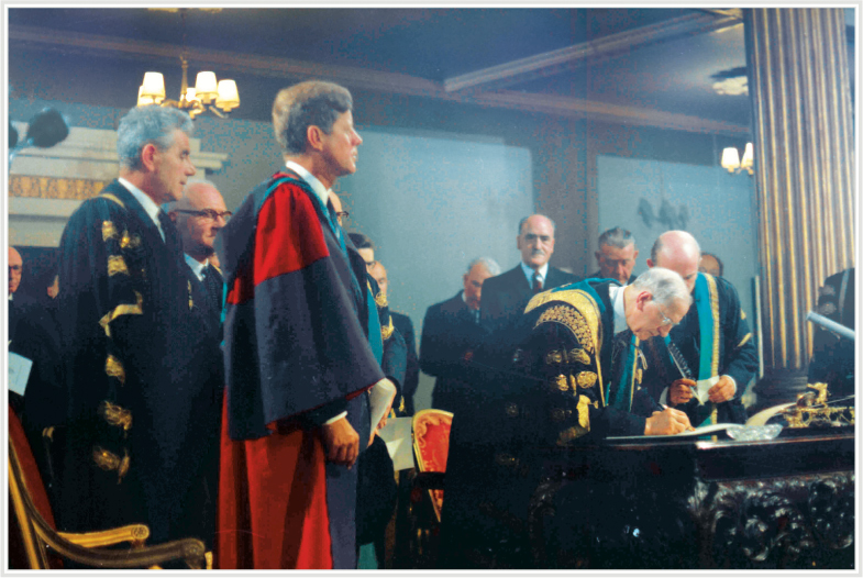 ON JUNE 28 1963 PRESIDENT JOHN F KENNEDY ADDRESSED THE IRISH PARLIAMENT IN - photo 4