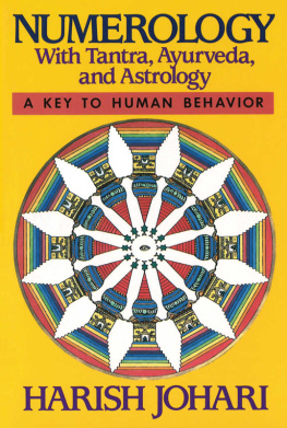 Harish Johari Numerology: With Tantra, Ayurveda, and Astrology