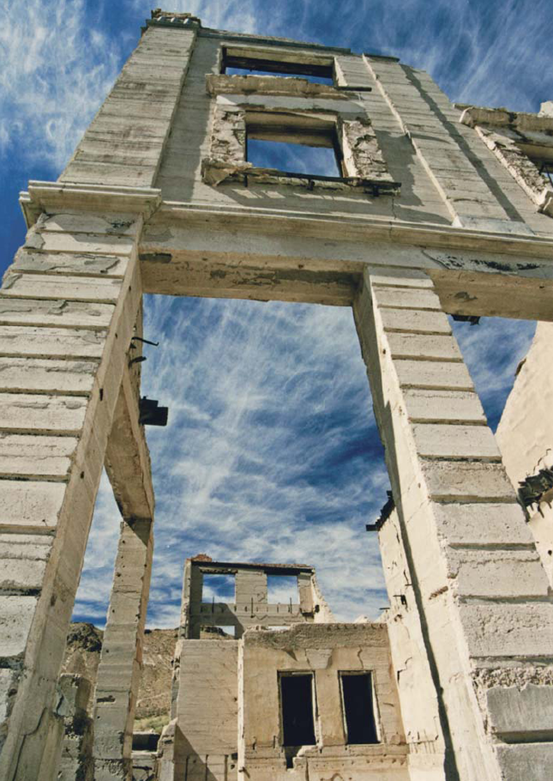 Ruins of the three-story John S Cook and Co Bank in Rhyolite Nevada The - photo 4