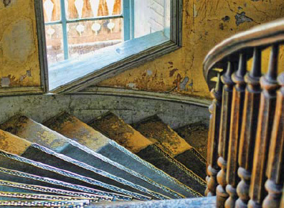 Stairwell in Hotel Meade Bannack Montana Photo Patty Pickett Street in - photo 10