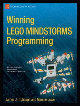 James Trobaugh - Winning LEGO MINDSTORMS Programming
