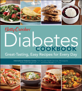 Betty Crocker - Betty Crocker Diabetes Cookbook: Great-tasting, Easy Recipes for Every Day