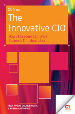 Andi Mann - The Innovative CIO: How IT Leaders Can Drive Business Transformation
