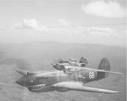 This iconic portrait of three American Volunteer Group fighter planes was taken - photo 4