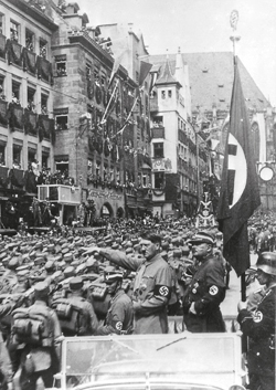 The march through the centre of Nuremberg was one of the early rituals THE - photo 2