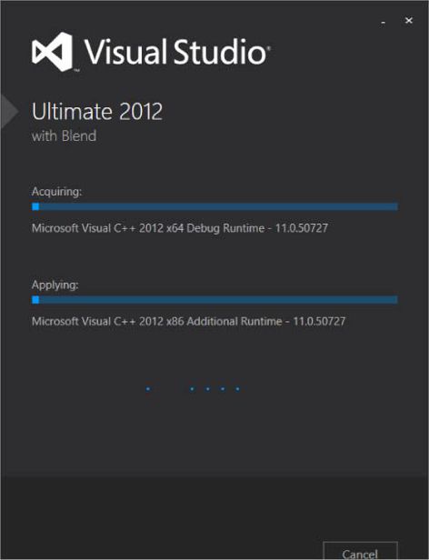 Running Visual Studio 2012 When you launch Visual Studio the Microsoft Visual - photo 3