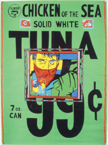 Tuna 1983 Acrylic and collage on supermarket poster 40 30 inches Private - photo 8