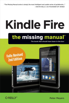 Peter Meyers - Kindle Fire HD: The Missing Manual